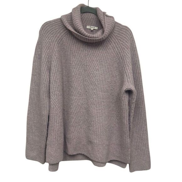 Madewell wool blend Mercer Turtleneck Sweater in Coziest Yarn size large - Picture 1 of 4